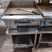 IMPERIAL CITG-24 2 Burner Natural Gas Flat Griddle