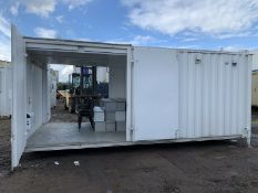 Anti Vandal Steel Portable Office With Toilet