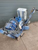 Blastrac floor shot blast unit 3 phase