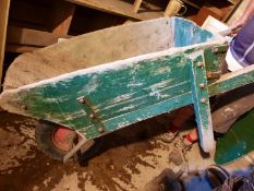 Gibbs Vintage wooden wheel barrow with Pnumatic tyre - Used