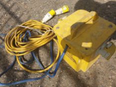 110V transformer plus extension cable