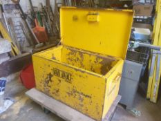 Van Vault - old but secure - 48cm h x 53cm w x 90cm l