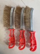 3 welders wirebrush
