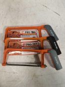 3 x pre tech hacksaw frame