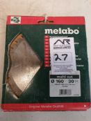 X 2 Metabo circular saw blade