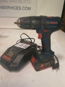 Bosch 18v combi drill with charger