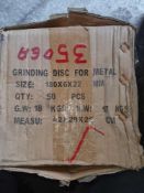 50 pcs of metal cutting for meatal