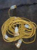 2x 110v extension lead