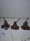 3 x Irwin Record MFC153 Flooring Clamp