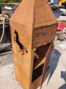 Fire chiminere/ h, 1500cm - w,460cm - l,460cm