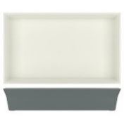 16x Steel Blue/White York Melamine 1/1 DeepDish