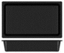 93x Black Milan Melamine