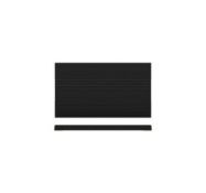 127x Black Sahara Melamine 1/4 Slab