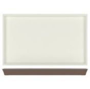 126x Taupe/White York Melamine 1/1 Tray