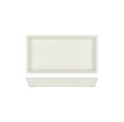 74x White York Melamine 1/3 Tray