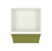 54x Sage Green/White York Melamine 1/2 DeepDish
