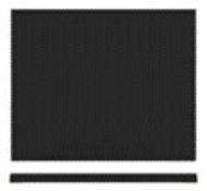 57x Black Milan Melamine