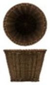73x 'Poly Wicker Round Basket