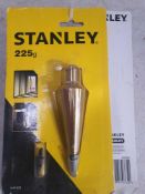 2 x stanley 225g plumb bob