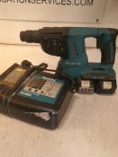 Makita 36v rotary hammer drill with charger