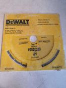 Dewault industrial grade diamond wheel