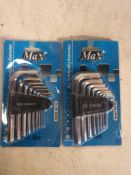 2 x sets of hex keys