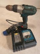 Makita 18v combi drill with charger