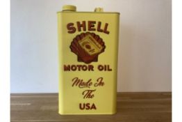 Shell Motor Oil Can
