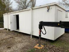 Anti Vandal Steel Portable Office Canteen 32ft x 10ft