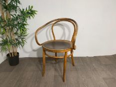 Mid Century Wooden Feature Chair