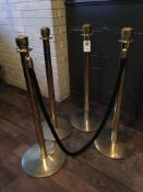 4 x Barrier Posts