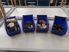 Blue Containers x4 and 6x Protective Glasses