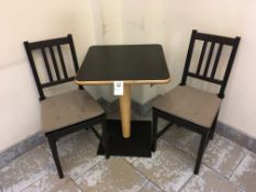 Table and Chairs x 2
