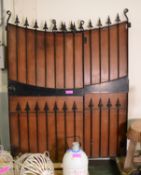 Pair of Metal Gates - Each 975mm wide.