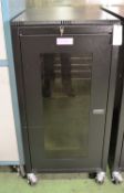 Comms Cabinet Black L600xW900xH1220mm