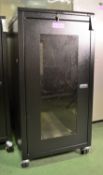 Comms Cabinet Black L600xW900xH1220mm