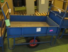 2 wheeled drop sided trolley