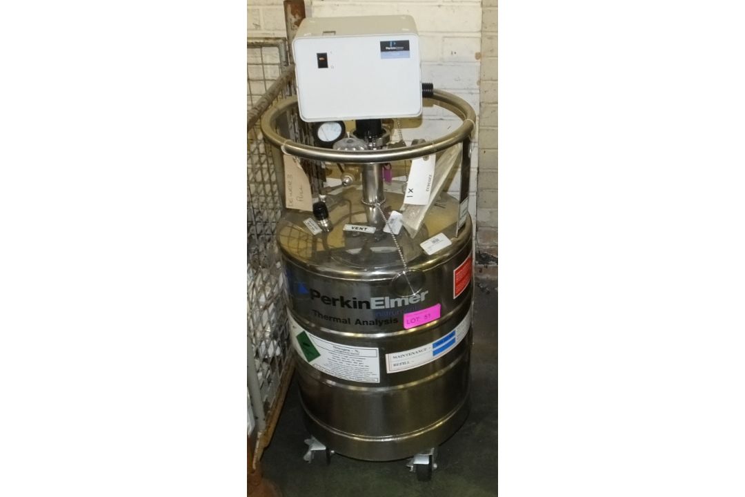 Perkin Elmer Dewer Nitrogen Container Dewer 50 LT - Image 1 of 4