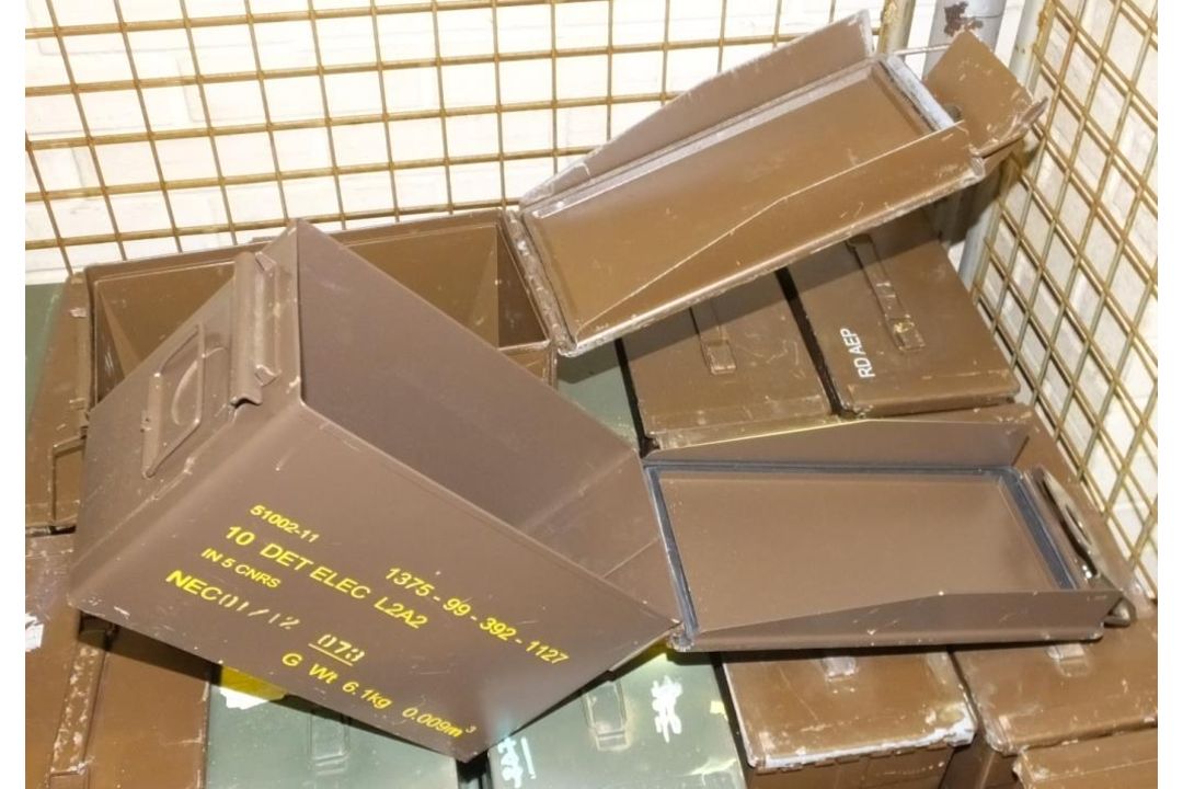 38x Ammo Tins L300 x W155 x H190mm - Image 2 of 2