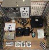 Keeler Hamblin Eye Tester 2214-P-2000, 3x Welch Allyn Thermoscan Braun Pro 4000, 4x Bedfon