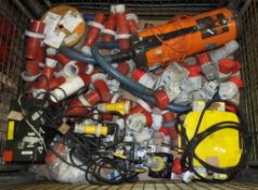 BDL SBC 5 Battery Charger, 110v Transformer, Cable, Oil Waste Can, Various Connector Plugs