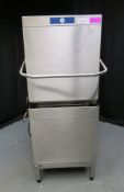 Hobart AMX passthrough dishwasher, 3 phase electric