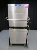 Hobart AMX passthrough dishwasher, 3 phase electric
