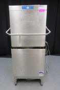 Hobart AMX passthrough dishwasher, 3 phase electric
