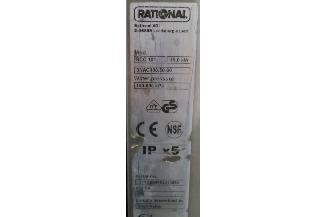 Rational SCC101 10 grid combi oven, 3 phase electric - Image 9 of 10