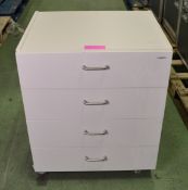 Cabinet 4 Drawers L660 x W540 x H810mm.
