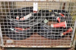 6x Lewden PM63/608 380v 15A Cable Assy.
