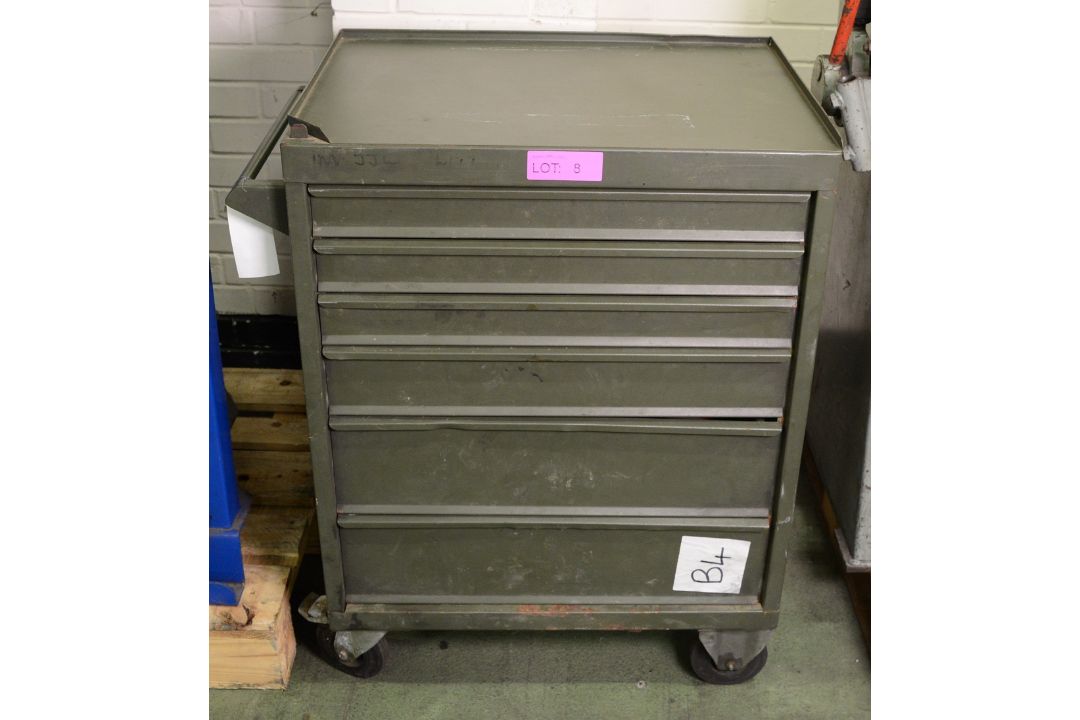Mobile Green Tool Cabinet. - Image 1 of 2
