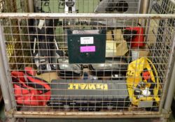 DeWalt Case. First Aid Box. Mirror. Bags.