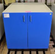 Cabinet 2 Doors Blue L800 x W880 x H850mm.